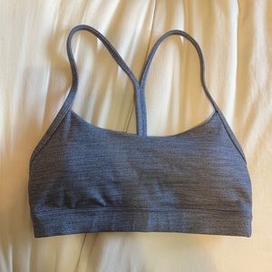Lululemon Sports Bra: Heather Grey Size 4